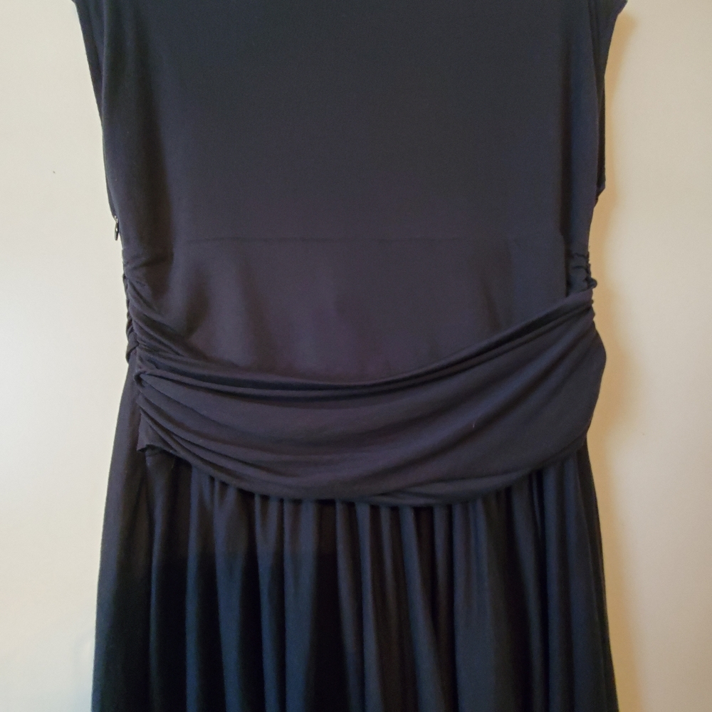 Ann Taylor Loft Faux Wrap Sleeveless Dress - Picture 3 of 9